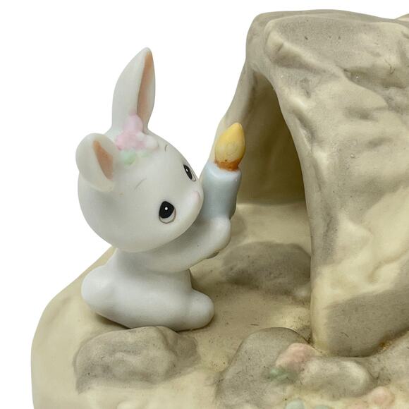 Precious Moments “There’s a Light At the End of the Tunnel” 1990 Figurine - Picture 5 of 12